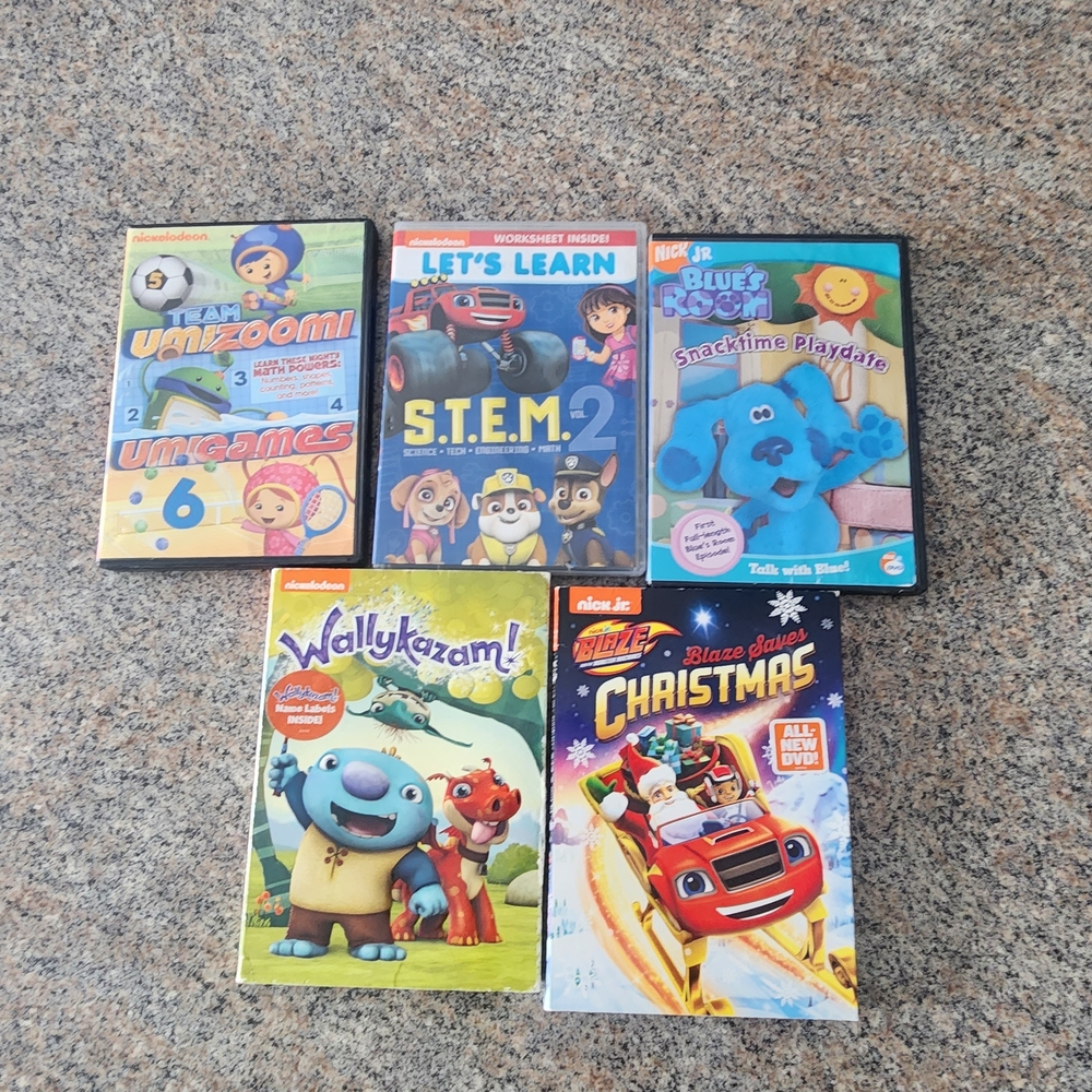 Nickelodeon Learning DVD Set with Blue, Blaze, and More